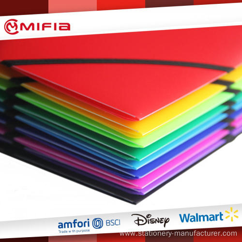 Colored PP Elastic Folder